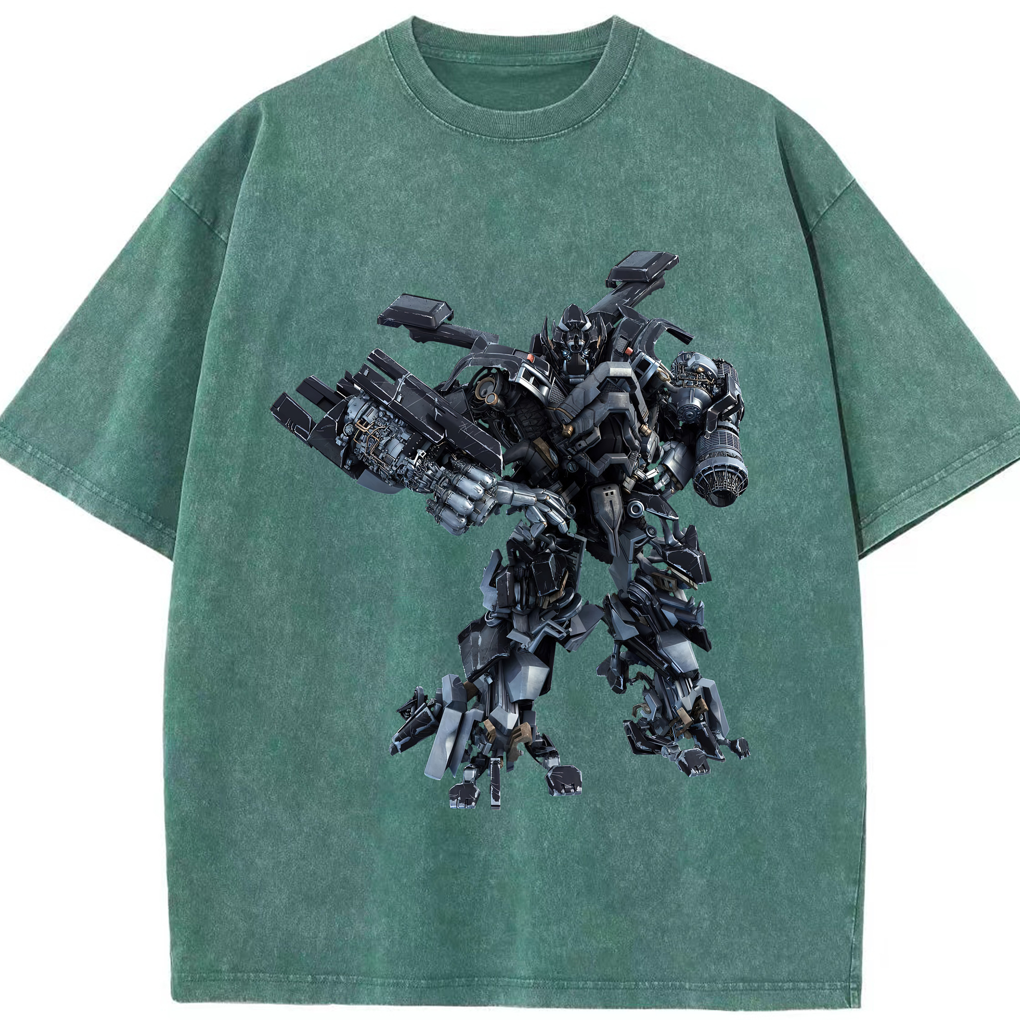 （画像用） Transformers トランスフォーマー 綿100% ヴィンテージ風 半袖Tシャツ（フロントプリント）
